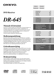 Onkyo DR-645 Bedienungsanleitung