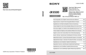 Sony Alpha 6500 Gebrauchsanleitung