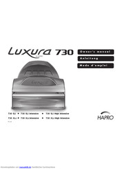 HAPRO Luxura 730 Anleitung
