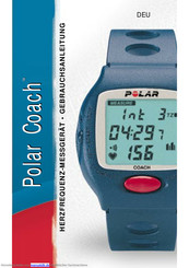Polar Coach Gebrauchsanleitung
