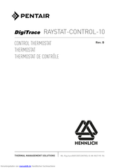 Pentair DigiTrace RAYSTAT-CONTROL-10 Installationsanleitung