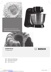 Bosch MUM57B224 Professional Gebrauchsanleitung