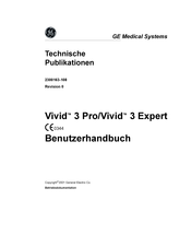 GE Medical Systems Vivid 3 Expert Benutzerhandbuch