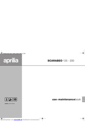 APRILIA Scarabeo 125-200 Handbuch
