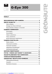 GEONAUTE G-Eye 300 Handbuch