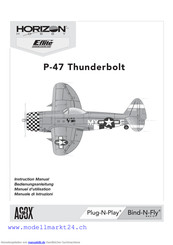 Horizon Hobby P-47 Thunderbolt Bedienungsanleitung