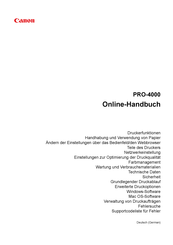 Canon PRO-4000 Online-Handbuch