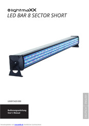 Lightmaxx LED BAR 8 SECTOR Bedienungsanleitung