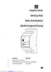 Maintronic DAS1ip REG Bedienungsanleitung