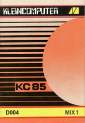 Kleincomputer KC 85 Handbuch