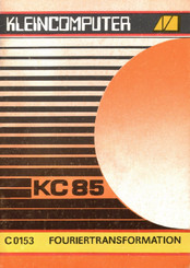 Kleincomputer KC 85 Einleitung