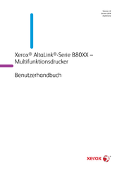 Xerox AltaLink-Serie B80 Serie Benutzerhandbuch