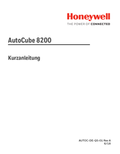 Honeywell AutoCube 8200 Kurzanleitung