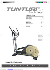 Tunturi CROSS 3.0 Betriebsanleitung