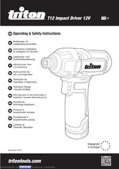 Triton T12 Gebrauchs- Und Sicherheitsanweisung