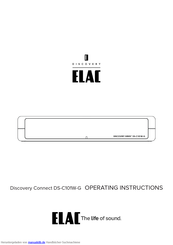 ELAC Discovery Connect DS-C101W-G Bedienungsanleitung