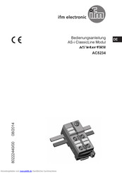 IFM Electronic AS interface AC5234 Bedienungsanleitung