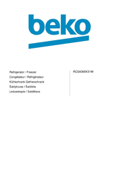 Beko RCSA365K31W Handbuch