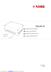 Nibe SOLAR 41 Installateurhandbuch