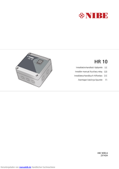 Nibe HR 10 Installateurhandbuch