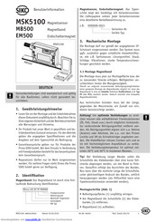 Siko MSK5100 Benutzerinformation