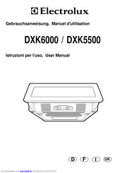 Electrolux DXK6000 Gebrauchsanweisung