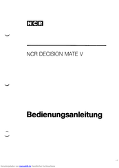 NCR DECISION MATE V Bedienungsanleitung