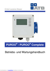 ATB PUROO Complete Betriebs- Und Wartungshandbuch