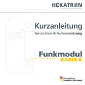 Hekatron BASIS X Kurzanleitung