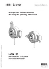 Baumer HOG 165 Montage- Und Betriebsanleitung