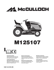 Mcculloch M125107 Anleitungshandbuch