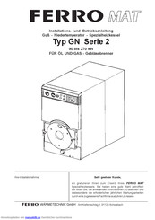 Ferro Mat GN Series 2 Installation Und Betriebsanleitung