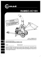 Lumag RAMBO-HC15H Originalbetriebsanleitung