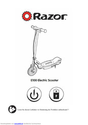 Razor E100 Handbuch