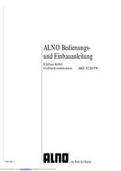 Alno AKE 8220 IW Bedienungsanleitung