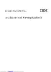 IBM DPI C13 PDU+ Installations- Und Wartungshandbuch