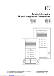 TCS PES Serie Produktinformation