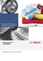 Bosch WAW285W0 Gebrauchs- Und Aufstellanleitung