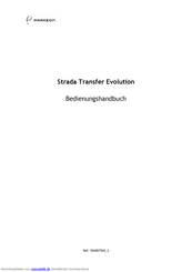 Parkeon Strada Transfer Evolution Bedienungshandbuch