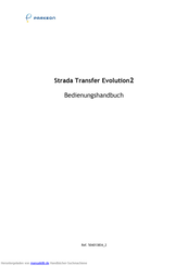 Parkeon Strada Transfer Evolution2 Bedienungshandbuch