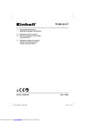 EINHELL TC-MS 2513 T Originalbetriebsanleitung