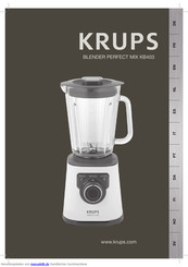 Krups Perfect Mix KB403 Bedienungsanleitung
