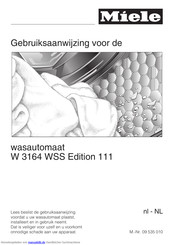 Miele W 3164 WSS Edition 111 Gebrauchsanweisung