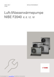 Nibe F2040-16 Installateurhandbuch