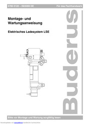 Buderus LSE 2 Montage- Und Wartungsanweisung