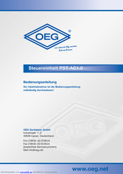 OEG PST AC1.0 Bedienungsanleitung