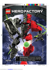 LEGO Hero Factory 6218 Bedienungsanleitung