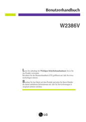 LG W2386V Benutzerhandbuch