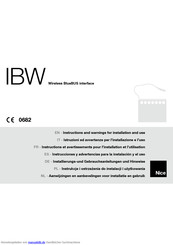 Nice IBW Installierungs-Und Gebrauchsanleitungen Und Hinweise