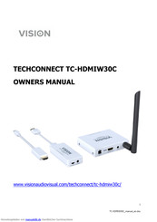 Vision TECHCONNECT TC-HDMIW30C Bedienungsanleitung